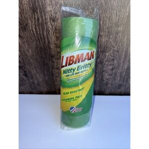 Libman Nitty Gritty Roller Mop Refill Tear Resistant Cleaning Pad‎ USA Made New